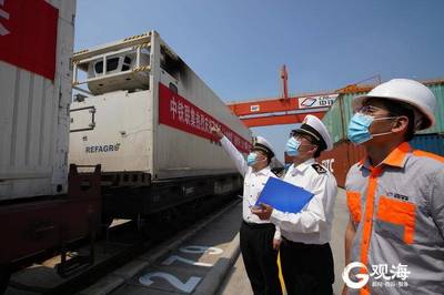 “齐鲁号”欧亚班列首班冷链专列启程，助力货物进出口高效流通
